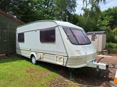 Elddis 4-Berth Caravan 1995: 2 Double Bed/Double & 2 Singles - perfect layout