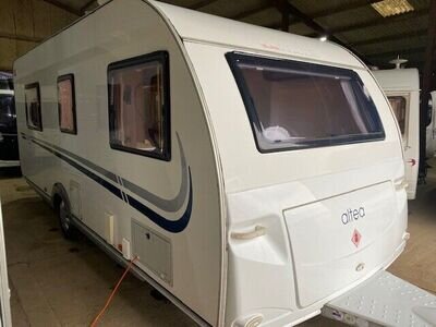 Adria Altea Trent 2014 4 berth Caravan with end Island Bed and 5G Wifi.