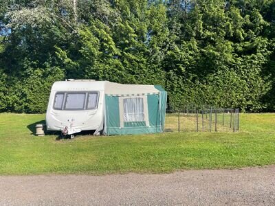 Caravan Sterling Europa 610 (2009) Inc. Awning and Full Seasonal Set Up