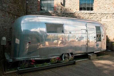 Home Office Airstream Tradewind 1960s caravan