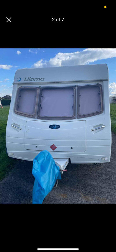 touring caravans for sale fixed bed Luna ultima 4 birth