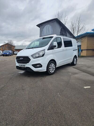 Ford Transit Custom Campervan Camper SWB - Pop Top, 4 Berth, Swivels, MUCH MORE