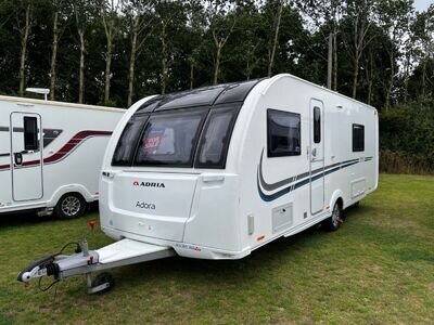 Touring Caravan Adria Adora 613DT 2015 4 berth fixed island bed