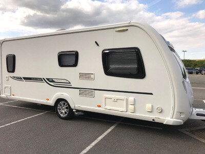 2014 BESSACARR CAMEO 570 SL ~ 4 BERTH FIXED BED CARAVAN+ SELF ENGAGING MOVER!