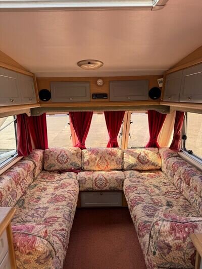 4 berth touring caravans used fixed bed