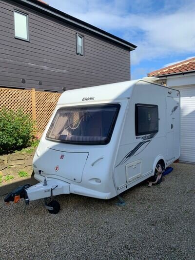 2 berth Elddis Xplore 302 with Motor Mover and Awning 2012