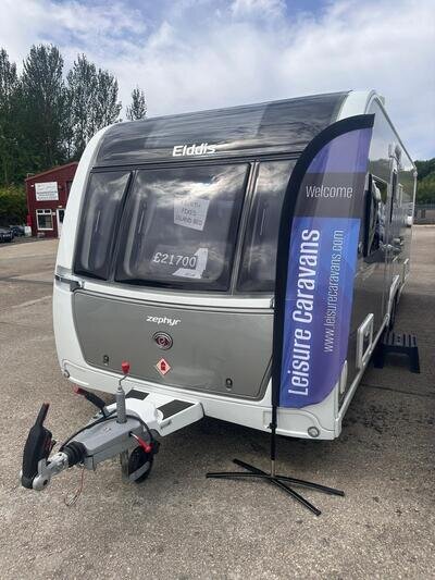 ELDDIS CRUSADER ZEFFER, 2019 MODEL, 4 BERTH, FIXED TRANSVERSE ISLAND BED!!!