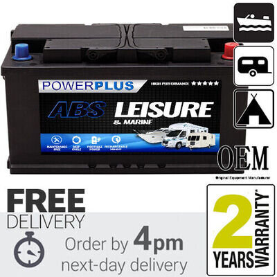 leisure battery 12 volt ABS LP110 HYMER motorhome DUCATO caravan boat battery