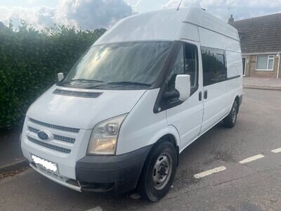 FORD TRANSIT 125 T350 LWB HIGH TOP 2.2 TURBO DIESEL MOTORHOME CAMPER PANEL VAN