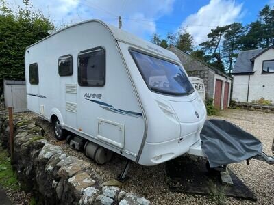 4 berth fixed bed caravan