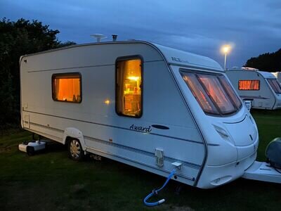 Ace Award Transtar (2003) 4 Berth Caravan L shape lounge