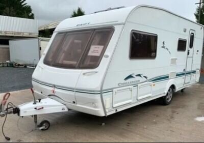 Swift Challenger 530 4 berth caravan with full size Isabella awning 2004