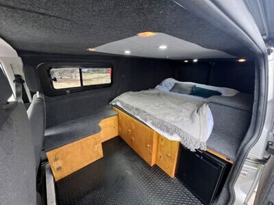 Ford Transit custom LWB campervan full conversion with lesire battery and solar