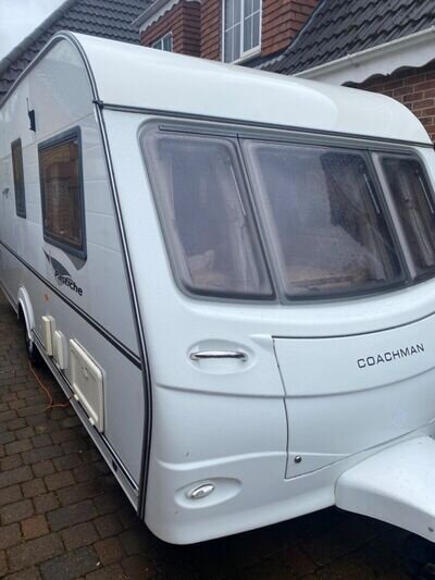 Coachman prestige 535 fixed bed 2009 with awning