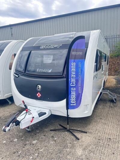 SWIFT SPRITE GRANDE , 2023 MODEL, 6 BERTH, FIXED BED !!!