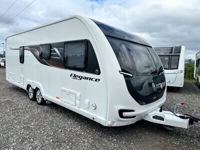 Swift Elegance Grande 835 Twin axle touring caravan 4 berth Rear Island bed FSH