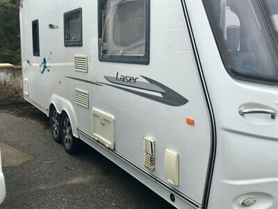 Coachman Laser 4 berth fixed bed twin axle