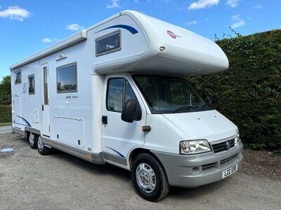 2006 Fiat DUCATO JTD MAXI TAG AXEL BURSTNER A748-2 ACTIVE LARGE GARAGE 45k