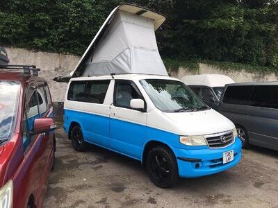 NEW SHAPE MAZDA BONGO DAY CAMPER PETROL & LPG MODEL/REAR CONVERSION/IDEAL SIZE.