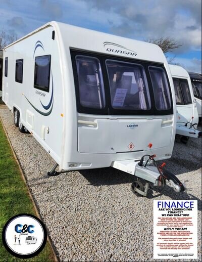 2015 LUNAR QUASAR 646 6 BERTH TWIN AXLE TOURING CARAVAN WITH MOTOR MOVER