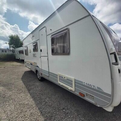 4 BERTH BURSTNER 480 TL 2005 WITH FIXED SINGLE BEDS&3 MTS WARRANTY&STARTER PACK