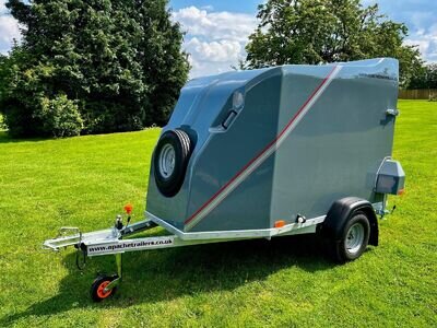 New Apache 8X4 Box Van Trailer- Limited Edition in Dove Grey -NEW BOX TRAILER