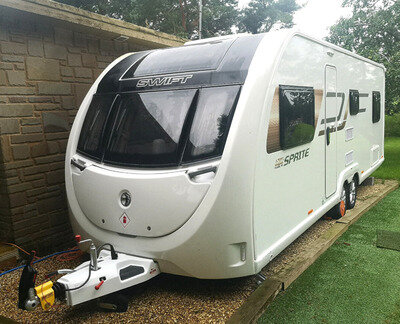 Swift Sprite Quattro FB 2021 6 berth - excellent condition