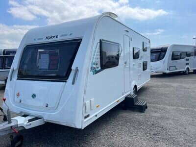 6 BERTH ELDDIS XPLORE 586 WITH FIXED BUNK BEDS 2018 WITH 3MTS WARRANTY&STARTERPK