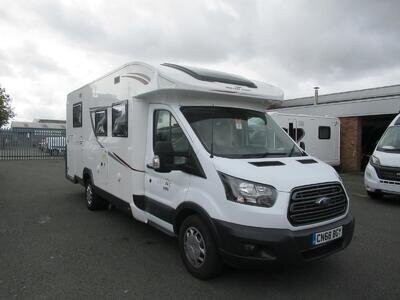 ROLLER TEAM ZEFIRO 696, 5 berth motorhome with rear island bed