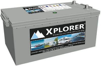 12v Xplorer 225AH Sealed Multipurpose Leisure Battery Motorhome | Caravan