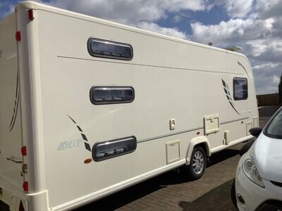 Bailey Olympus 546 2010 6 berth touring caravan for sale Fixed Bunks