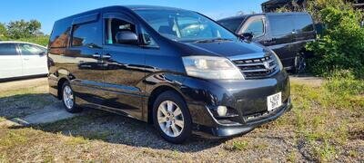 TOYOTA ALPHARD 2 BERTH CAMPERVAN WITH REAR CONVERSION AND ELECTRIC COOLBOX