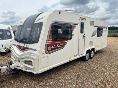 2014 Bailey Unicorn Cordoba Fixed single bed caravan