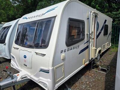 Bailey Pegasus Rimini 2012 4 Berth Touring Caravan Fixed Single Beds