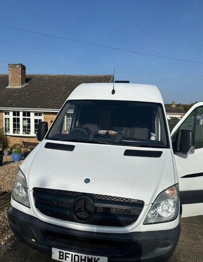 Mercedes Sprinter LWB Campervan 2010 white