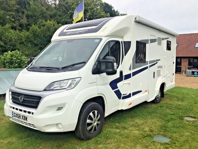 Motorhome 4 berth Fiat Ducato Swift Escape 614