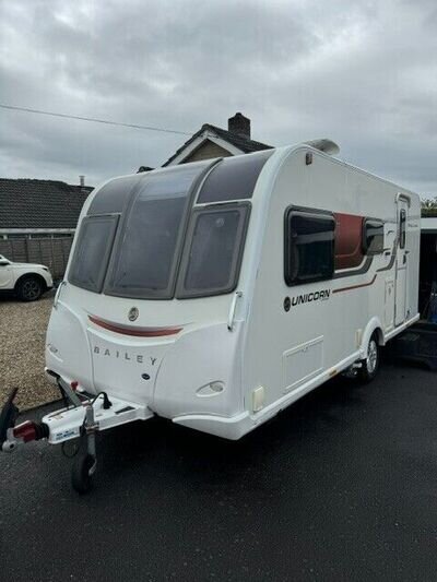 A Bailey Unicorn Seville 2 berth rear shower room touring caravan