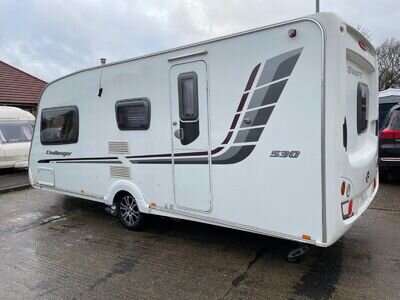 2011 Swift Challenger 530 Touring Caravan 4 berth with motor mover swap part ex