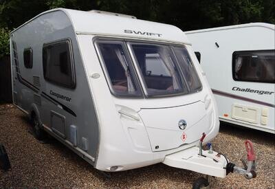 Swift Conqueror 480 2010 2 Berth Caravan + Motor Mover + Just had a Full Service