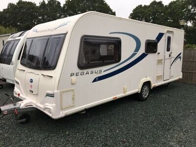 Bailey Pegasus Milan 2012, 4 Berth Side Dinette, End Shower Room, Caravan