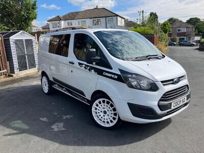 Ford Transit Custom Campervan Day Van FSH MOT NO VAT high spec Suade Pinnacle Ed