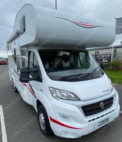 2016 16 FIAT DUCATO 2.3 SUNLIGHT A68 6 BERTH MOTORHOME DIESEL