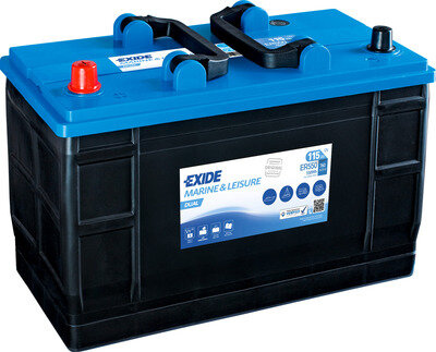 12V 115AH Deep Cycle Leisure Marine Battery EXIDE ER550 - Motorhome Caravan Boat