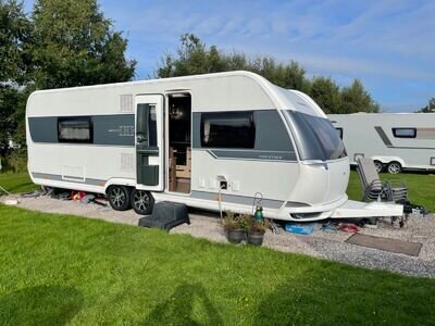 Hobby Prestige 2017 4 berth touring caravans used fixed bed