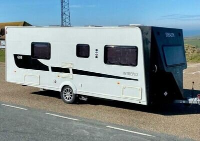 2012 Stealth intrepid Q58 4 berth caravan fixed bed motor mover,