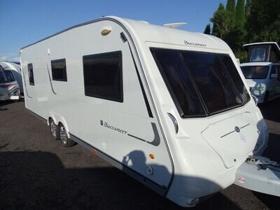 Buccaneer Caravel CA 2010 4 Berth Twin Axle Touring Caravan, Fixed Island Bed