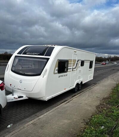 2014 swift sprite quattro ew 6 berth caravan fixed Bed and Awning