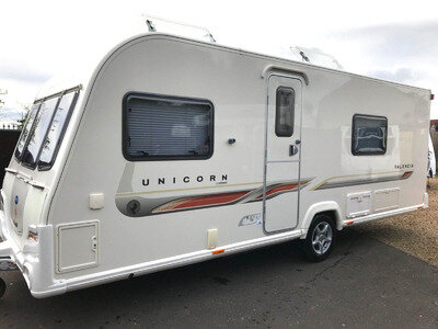 2012 BAILEY UNICORN VALENCIA 4 BERTH FIXED BED CARAVAN + MOTOR MOVER!!!!