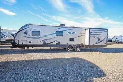 AMERICAN SLIDEOUT CARAVAN TOURER PREMIER 35FT REALLY NICE AT £27,999