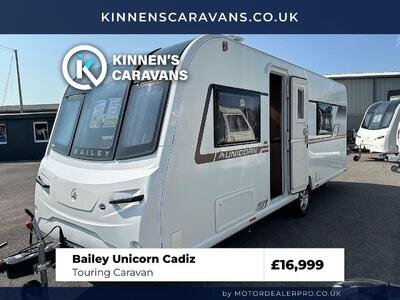 Bailey Unicorn Cadiz 2019 4 Berth Touring Caravan